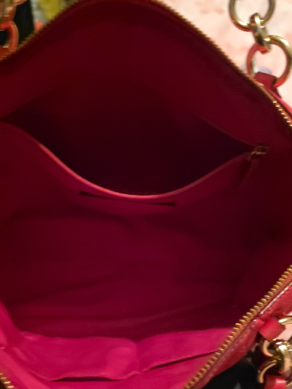 Coach Pink Leather Satchel with Matching Wallet and Strap - Picture 6 of 10